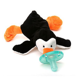 KINDMO KIDS - WubbaNub Little Penguin - Chupeta com pinguim de pelúcia