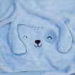 KINDMO KIDS - Cobertor Bordado Cachorrinho Azul