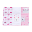 KINDMO KIDS - Kit Pano de Boca Urso Rosa