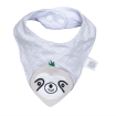 KINDMO KIDS - Babador Bandana Bordado Bicho Preguiça