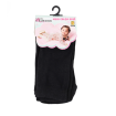 KINDMO KIDS - Kit 2 Pares Meia Calça Lisa Bebê - Branco e Preto