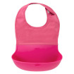 KINDMO KIDS - Conjunto Babador com Bolsa de Silicone OXO tot Rosa